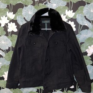 ♥️LRL Ralph Lauren Jeans Co. Shimmer Denim Coat